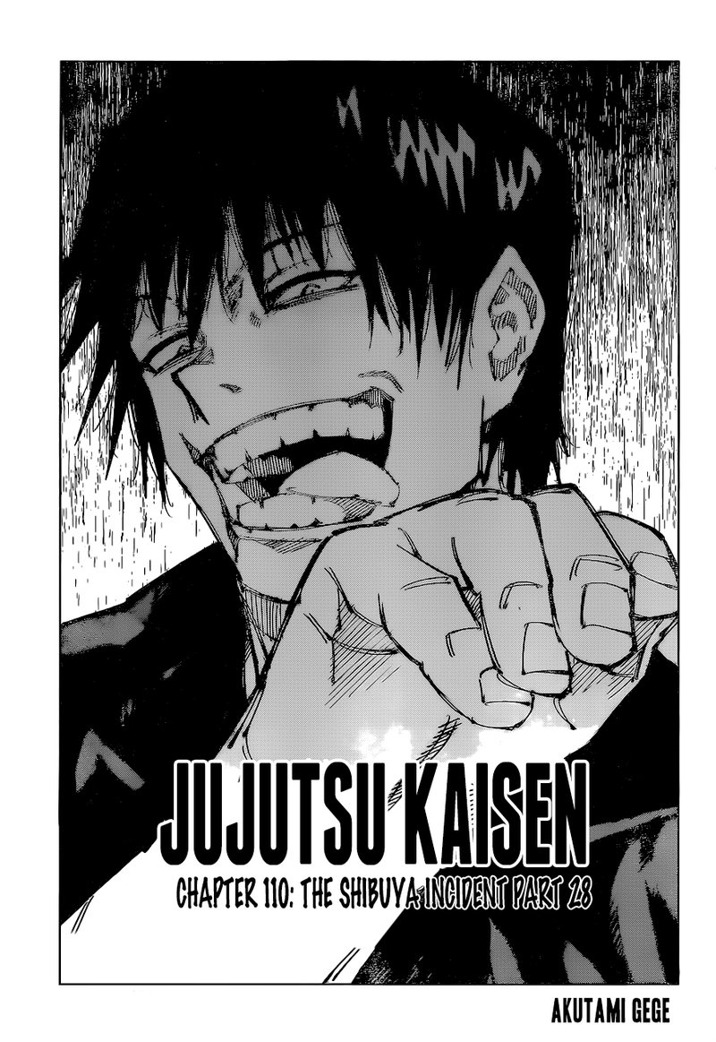 Jujutsu Kaisen Chapter 110 image 01